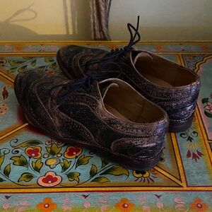 Black distressed menswear-inspired shoes - Bed Stu